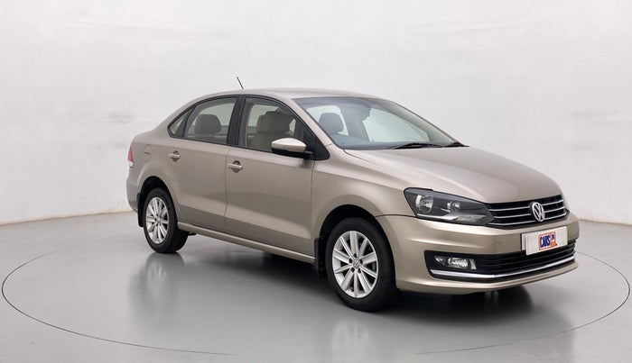 2016 Volkswagen Vento HIGHLINE PETROL AT, Petrol, Automatic, 51,899 km, Right Front Diagonal