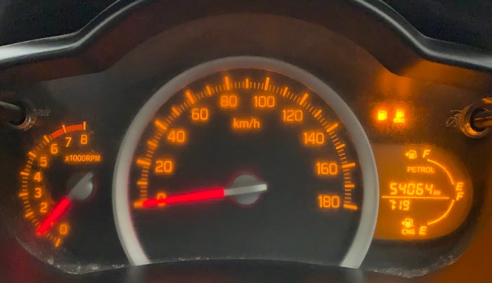 2018 Maruti Celerio VXI CNG, CNG, Manual, 54,331 km, Odometer Image