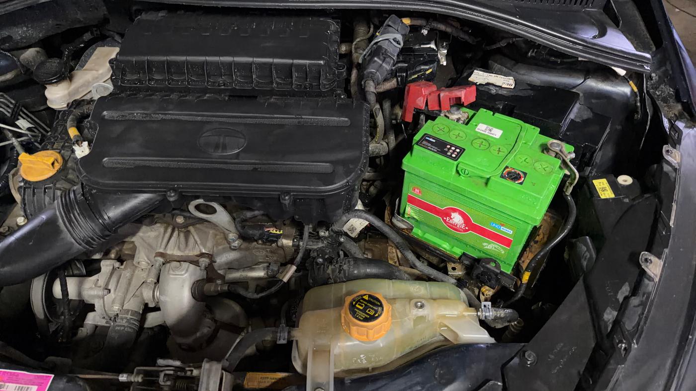 2022 Tata TIGOR XM CNG, CNG, Manual, 68,693 km, Engine View - Left