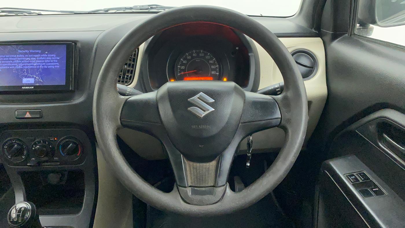 2019 Maruti New Wagon-R LXI CNG (O) 1.0, CNG, Manual, 75,769 km, Steering Wheel Close Up