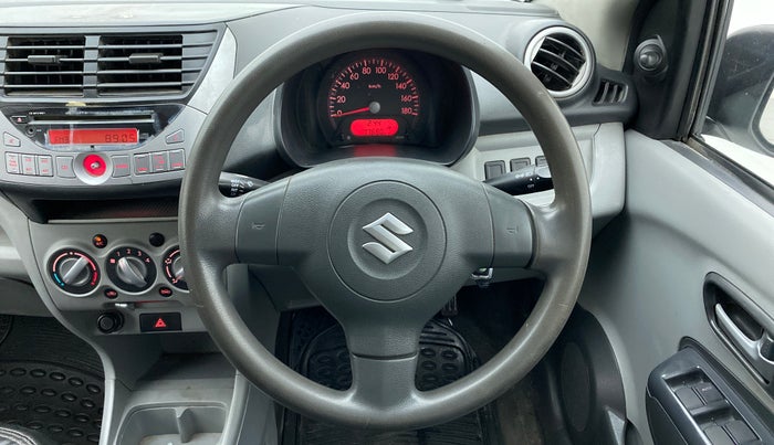 2010 Maruti A Star VXI, Petrol, Manual, 77,688 km, Steering Wheel Close Up