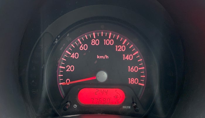 2010 Maruti A Star VXI, Petrol, Manual, 77,688 km, Odometer Image