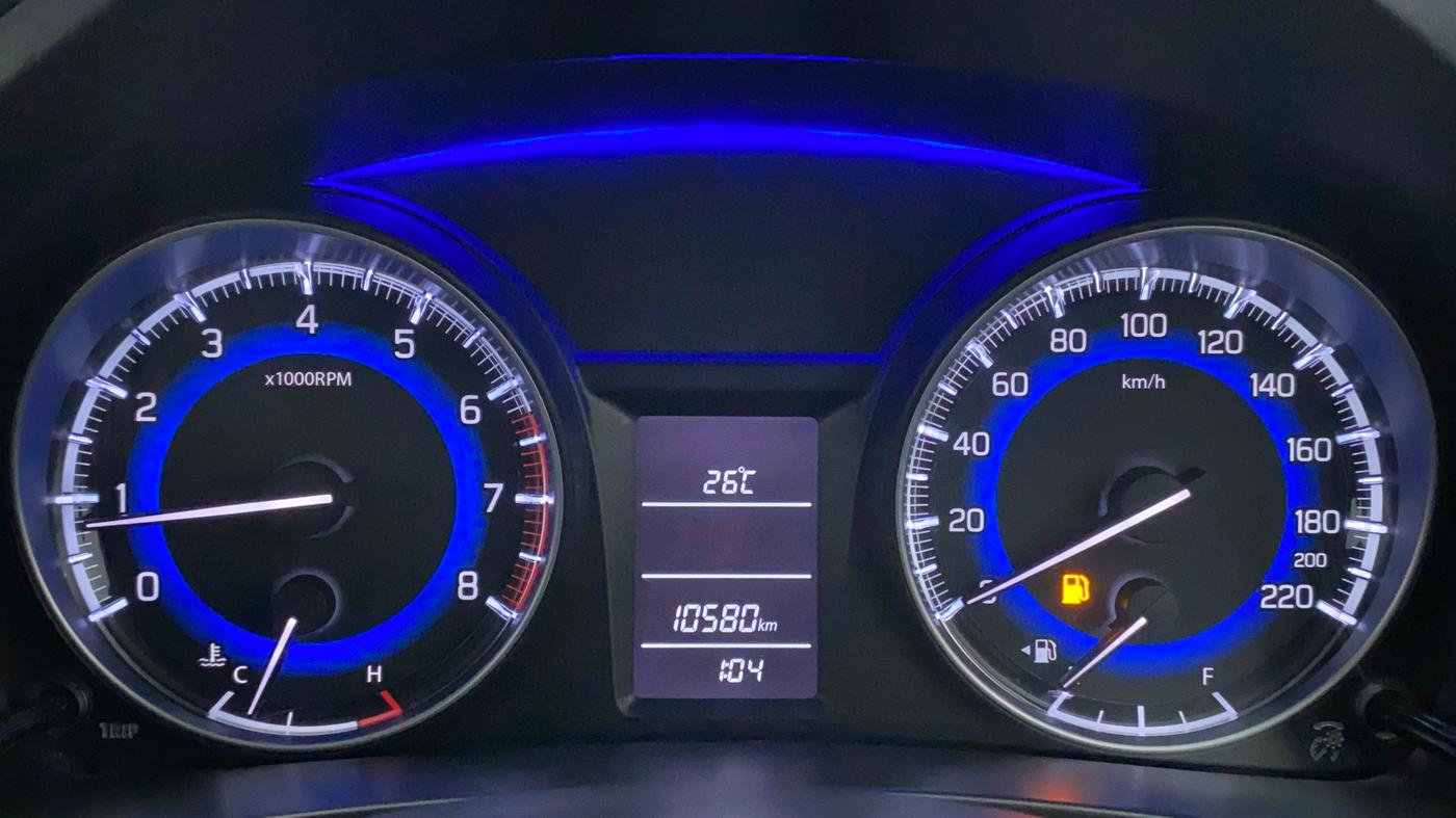 2020 Maruti Baleno DELTA PETROL 1.2, Petrol, Manual, 10,580 km, Odometer Image