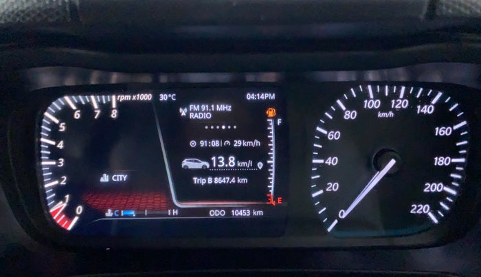 2020 Tata ALTROZ XZ 1.2, Petrol, Manual, 10,512 km, Odometer Image