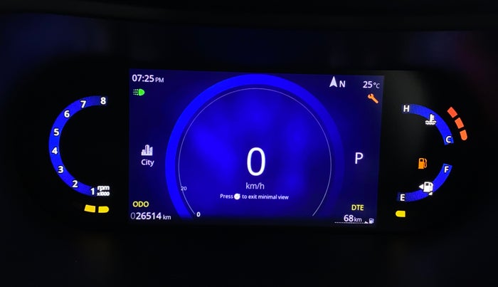 2024 Tata NEXON CREATIVE+ DCA 1.2 PETROL, Petrol, Automatic, 26,511 km, Odometer Image