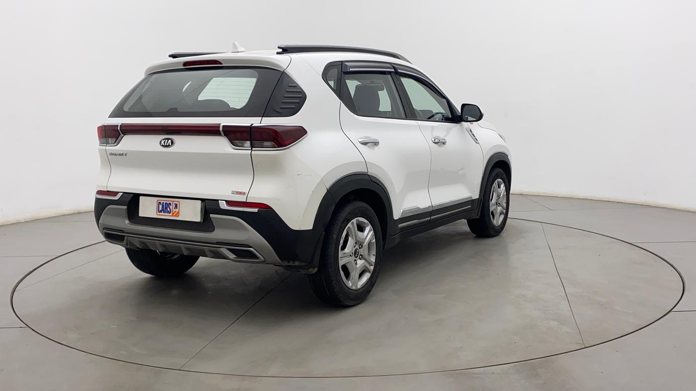 2020 KIA SONET HTX 1.0 IMT, Petrol, Manual, 25,592 km, Right Back Diagonal