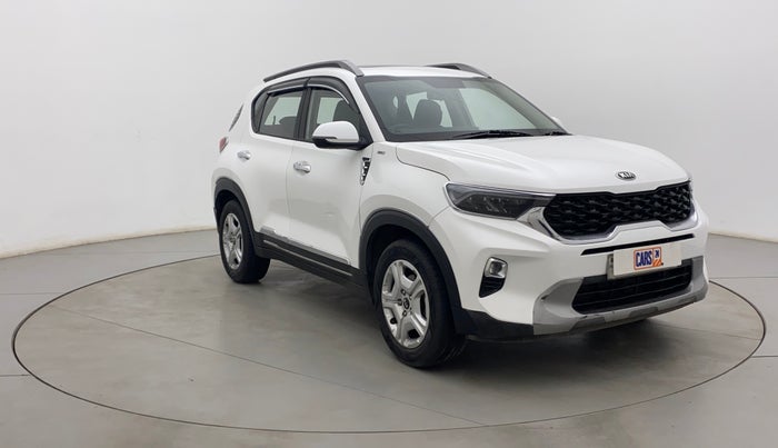 2020 KIA SONET HTX 1.0 IMT, Petrol, Manual, 25,592 km, Right Front Diagonal
