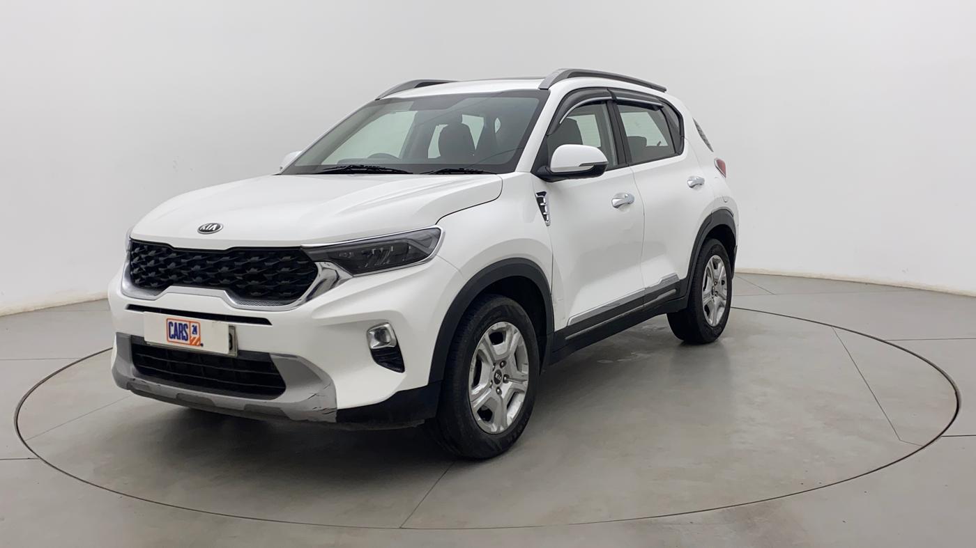 2020 KIA SONET HTX 1.0 IMT, Petrol, Manual, 25,592 km, Left Front Diagonal