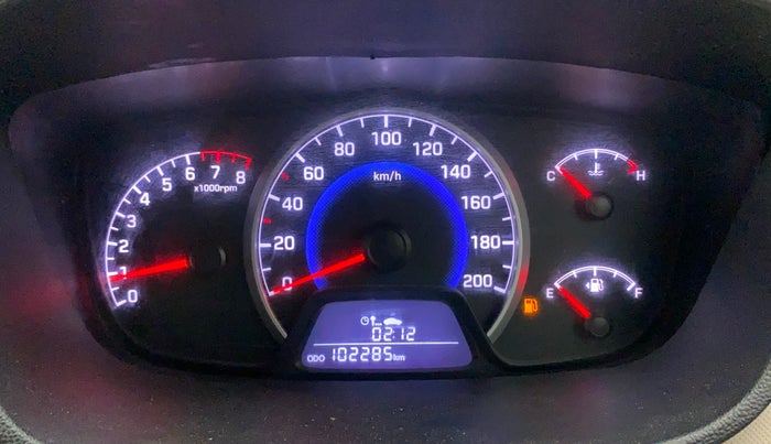 2017 Hyundai Grand i10 ASTA 1.2 KAPPA VTVT, Petrol, Manual, 1,02,242 km, Odometer Image