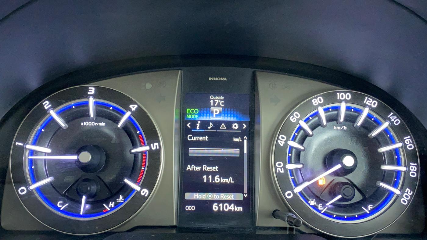 2021 Toyota Innova Crysta 2.4 ZX AT, Diesel, Automatic, 6,205 km, Odometer Image