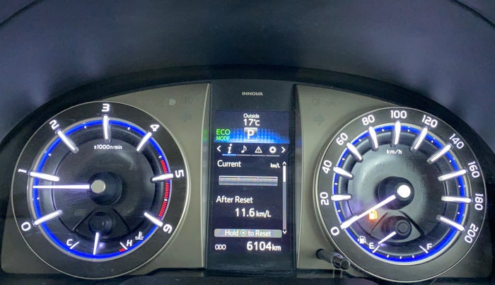 2021 Toyota Innova Crysta 2.4 ZX AT, Diesel, Automatic, 6,205 km, Odometer Image