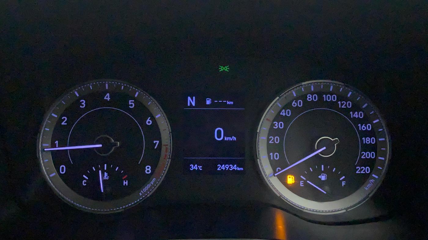2020 Hyundai VENUE SX 1.0 (O) TURBO IMT, Petrol, Manual, 25,166 km, Odometer Image