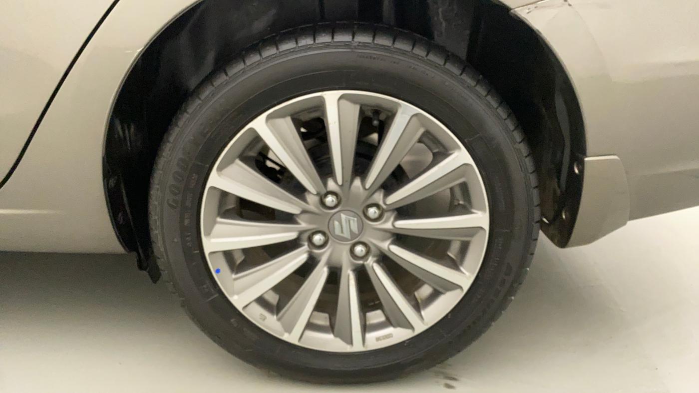 2020 Maruti Ciaz ALPHA  AT 1.5 SHVS PETROL, Petrol, Automatic, 10,096 km, Left Rear Wheel