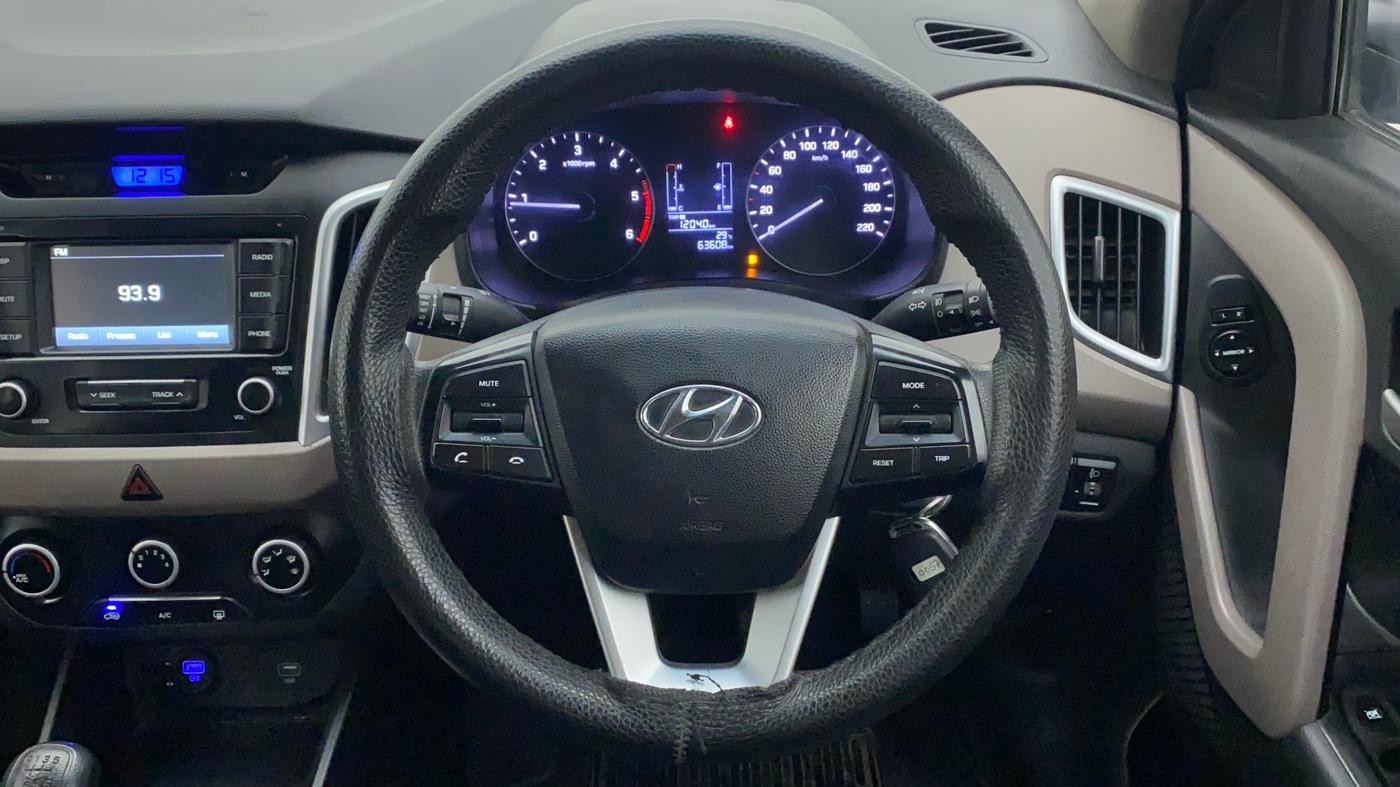 2019 Hyundai Creta S 1.4 DIESEL, Diesel, Manual, 64,008 km, Steering Wheel Close Up