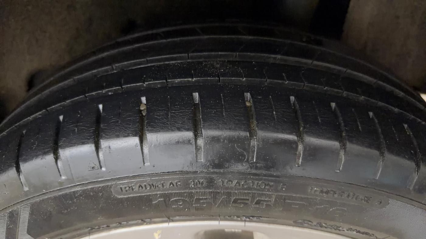 2017 Maruti Baleno ZETA PETROL 1.2, Petrol, Manual, 55,089 km, Left Rear Tyre Tread