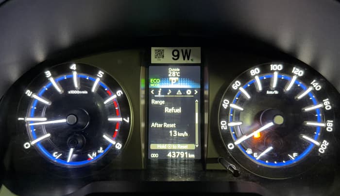 2022 Toyota Innova Crysta 2.7 ZX AT 7 STR, Petrol, Automatic, 43,783 km, Odometer Image