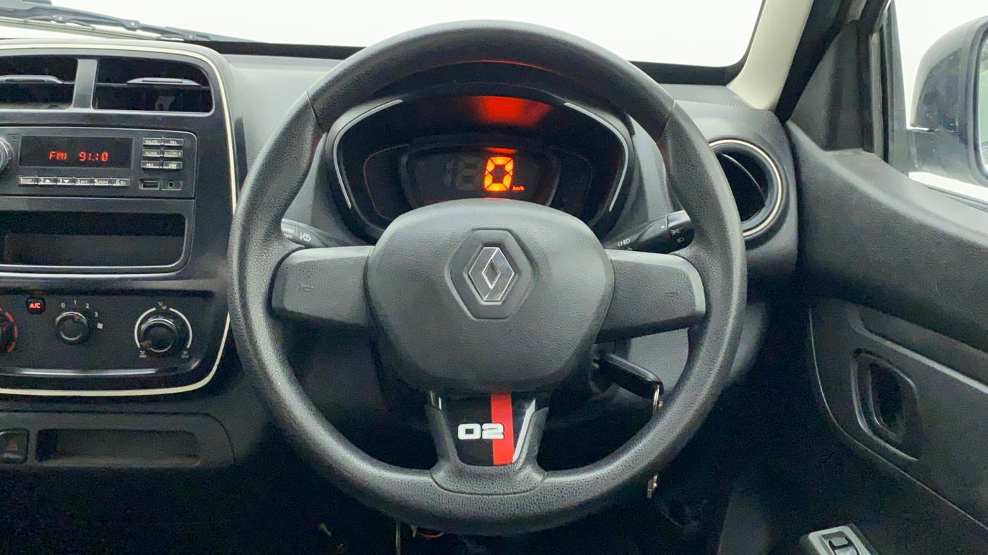 2017 Renault Kwid RXL 1.0 EDITION, Petrol, Manual, 48,715 km, Steering Wheel Close Up