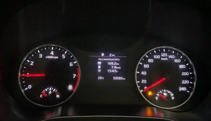 2021 KIA SELTOS HTX 1.5 PETROL, Petrol, Manual, 50,070 km, Odometer Image