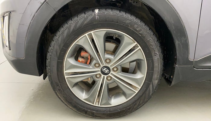 2018 Hyundai Creta SX PLUS AT 1.6 PETROL, Petrol, Automatic, 71,658 km, Left Front Wheel