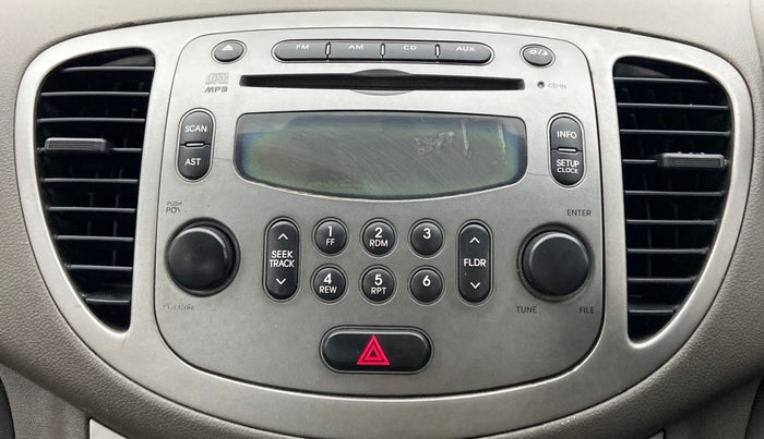 2014 Hyundai i10 SPORTZ 1.1, Petrol, Manual, 69,797 km, Infotainment system - Music system not functional