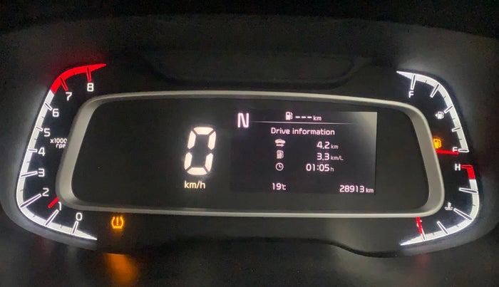 2020 KIA SONET GTX PLUS 1.0 IMT, Petrol, Manual, 28,909 km, Odometer Image