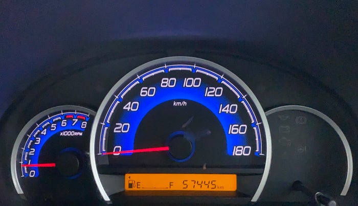 2017 Maruti Wagon R 1.0 VXI, Petrol, Manual, 57,580 km, Odometer Image