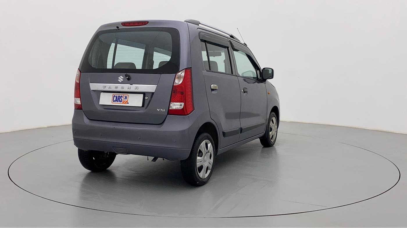 2017 Maruti Wagon R 1.0 VXI, Petrol, Manual, 57,580 km, Right Back Diagonal