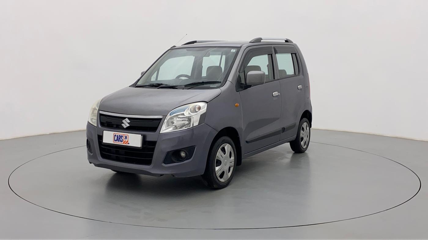 2017 Maruti Wagon R 1.0 VXI, Petrol, Manual, 57,580 km, Left Front Diagonal