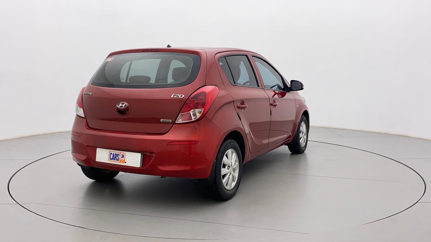 2012 Hyundai i20 SPORTZ 1.2, Petrol, Manual, 1,14,902 km, Right Back Diagonal