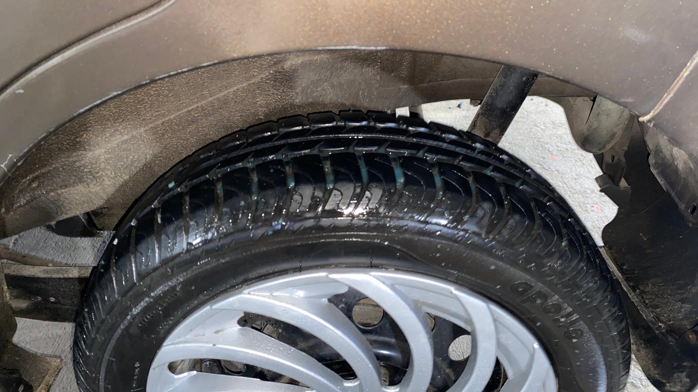 2018 Maruti Wagon R 1.0 VXI, Petrol, Manual, 7,073 km, Left Rear Tyre Tread