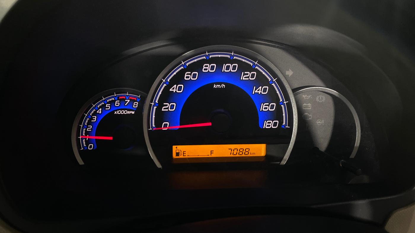2018 Maruti Wagon R 1.0 VXI, Petrol, Manual, 7,073 km, Odometer Image