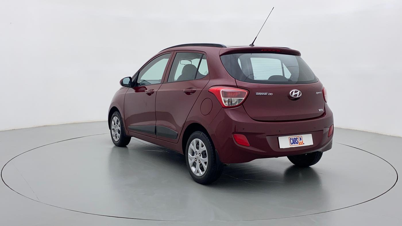 2016 Hyundai Grand i10 SPORTZ 1.2 KAPPA VTVT, Petrol, Manual, 34,351 km, Left Back Diagonal