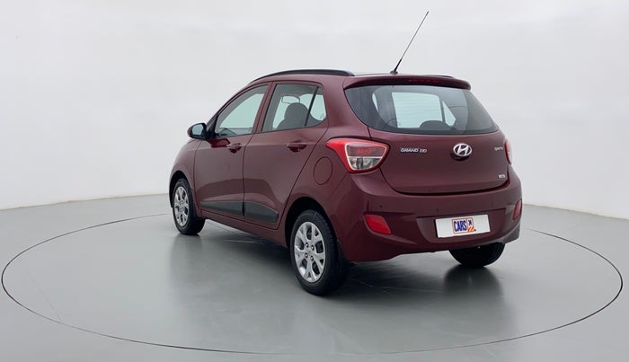 2016 Hyundai Grand i10 SPORTZ 1.2 KAPPA VTVT, Petrol, Manual, 34,351 km, Left Back Diagonal