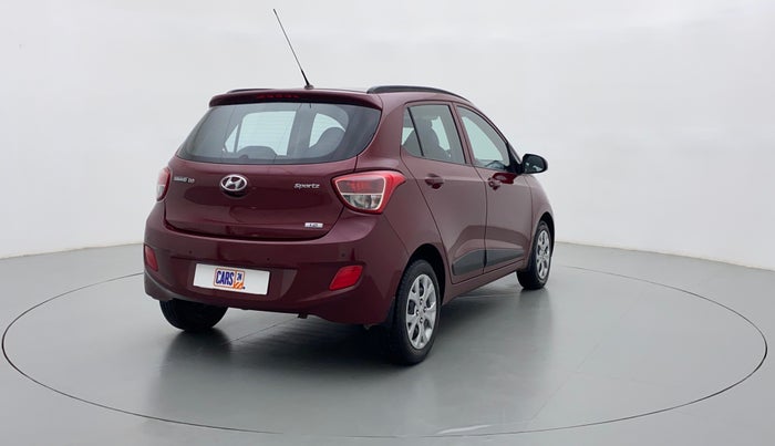 2016 Hyundai Grand i10 SPORTZ 1.2 KAPPA VTVT, Petrol, Manual, 34,351 km, Right Back Diagonal