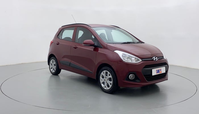 2016 Hyundai Grand i10 SPORTZ 1.2 KAPPA VTVT, Petrol, Manual, 34,351 km, Right Front Diagonal
