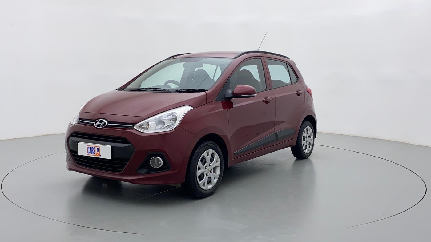 2016 Hyundai Grand i10 SPORTZ 1.2 KAPPA VTVT, Petrol, Manual, 34,351 km, Left Front Diagonal