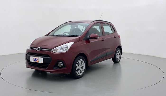 2016 Hyundai Grand i10 SPORTZ 1.2 KAPPA VTVT, Petrol, Manual, 34,351 km, Left Front Diagonal