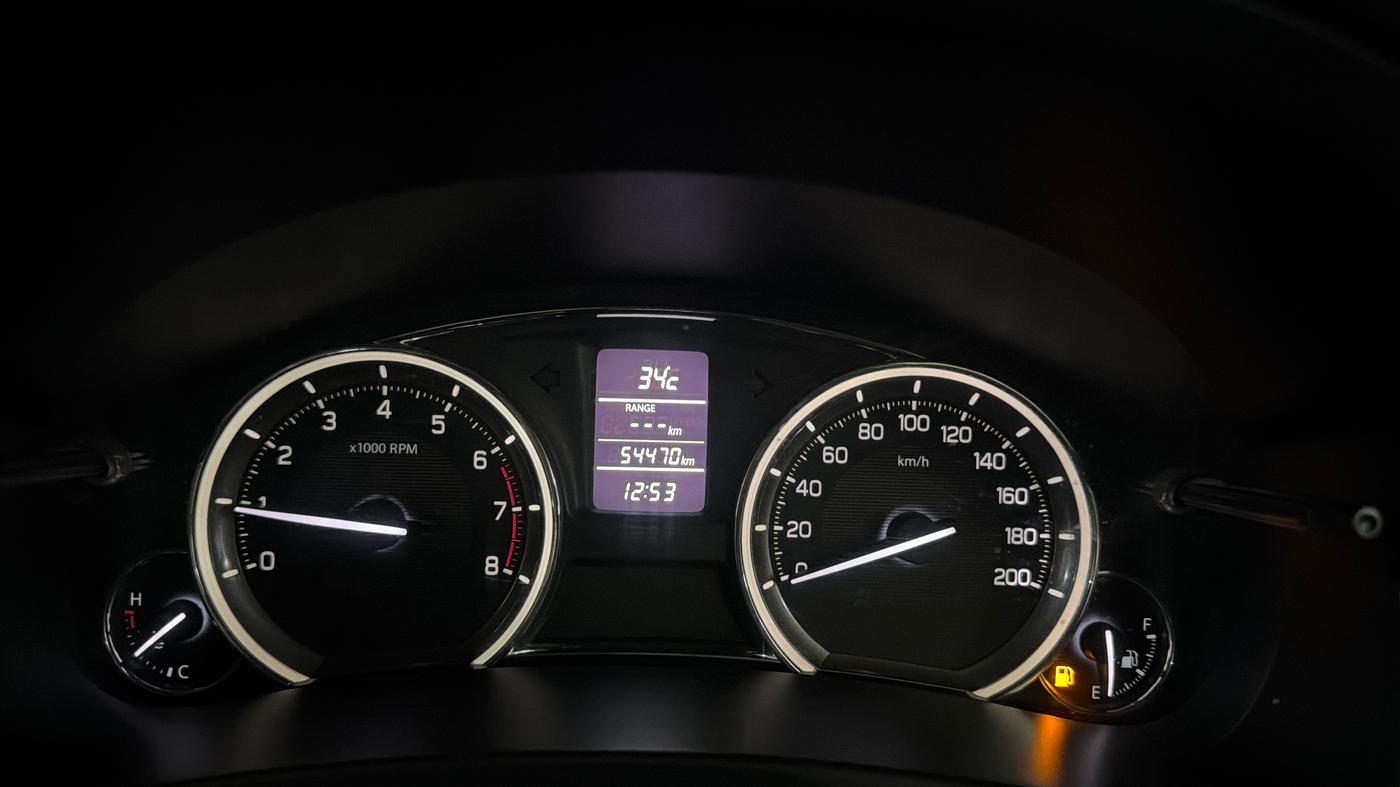 2015 Maruti Ciaz VXI+, Petrol, Manual, 54,438 km, Odometer Image