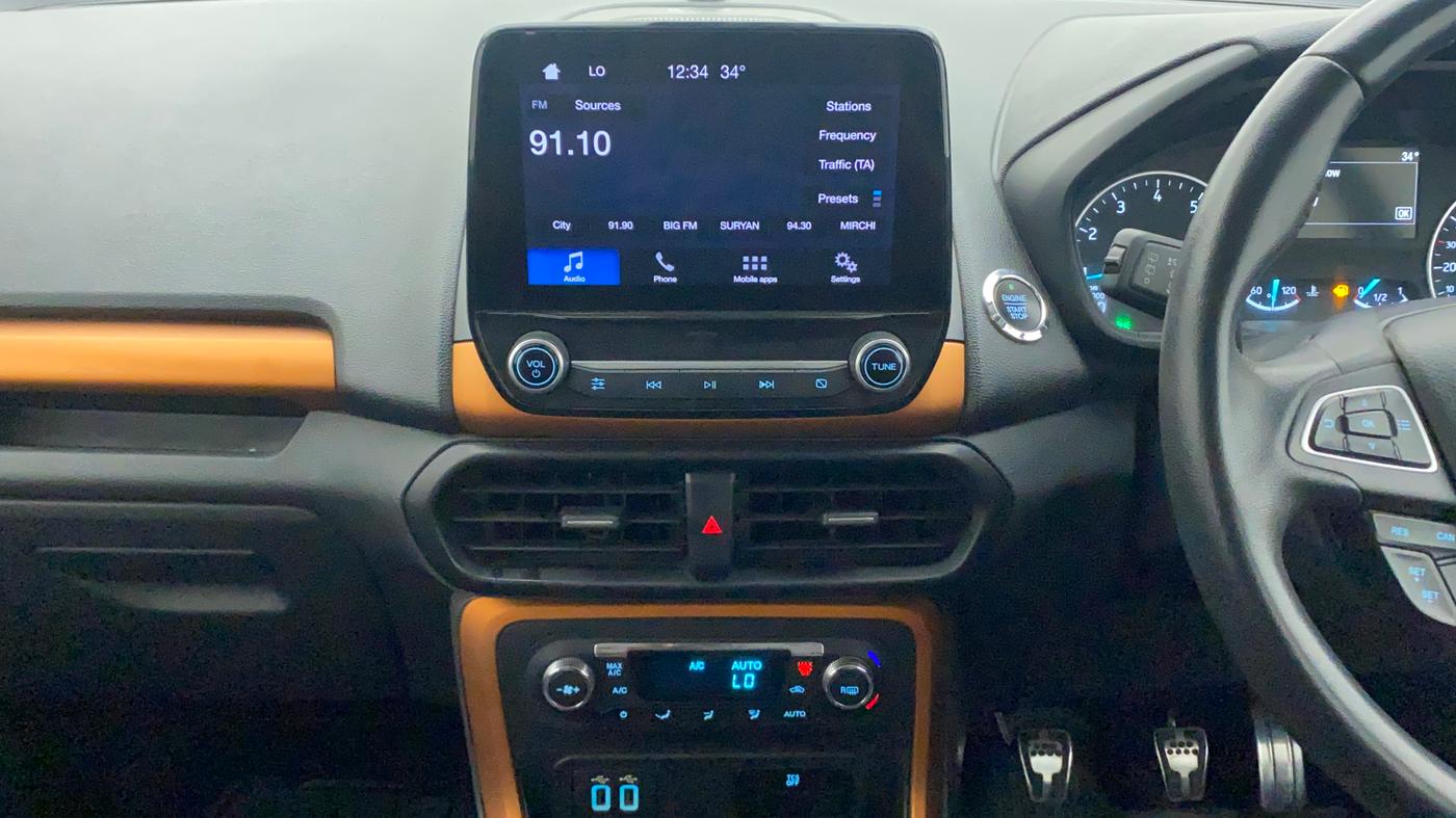 2021 Ford Ecosport TITANIUM 1.5 SPORTS(SUNROOF) PETROL, Petrol, Manual, 42,606 km, Air Conditioner