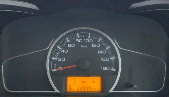 2022 Maruti Alto LXI OPT CNG, CNG, Manual, 33,449 km, Odometer Image