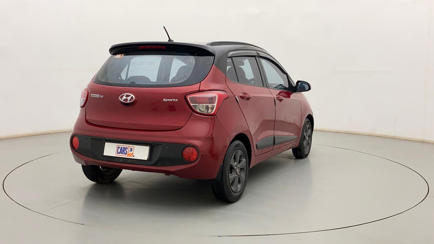 2018 Hyundai Grand i10 SPORTZ 1.2 KAPPA VTVT DUAL TONE, Petrol, Manual, 94,790 km, Right Back Diagonal