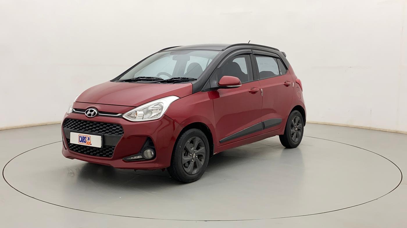 2018 Hyundai Grand i10 SPORTZ 1.2 KAPPA VTVT DUAL TONE, Petrol, Manual, 94,790 km, Left Front Diagonal