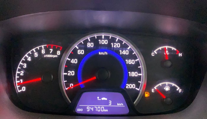 2018 Hyundai Grand i10 SPORTZ 1.2 KAPPA VTVT DUAL TONE, Petrol, Manual, 94,790 km, Odometer Image