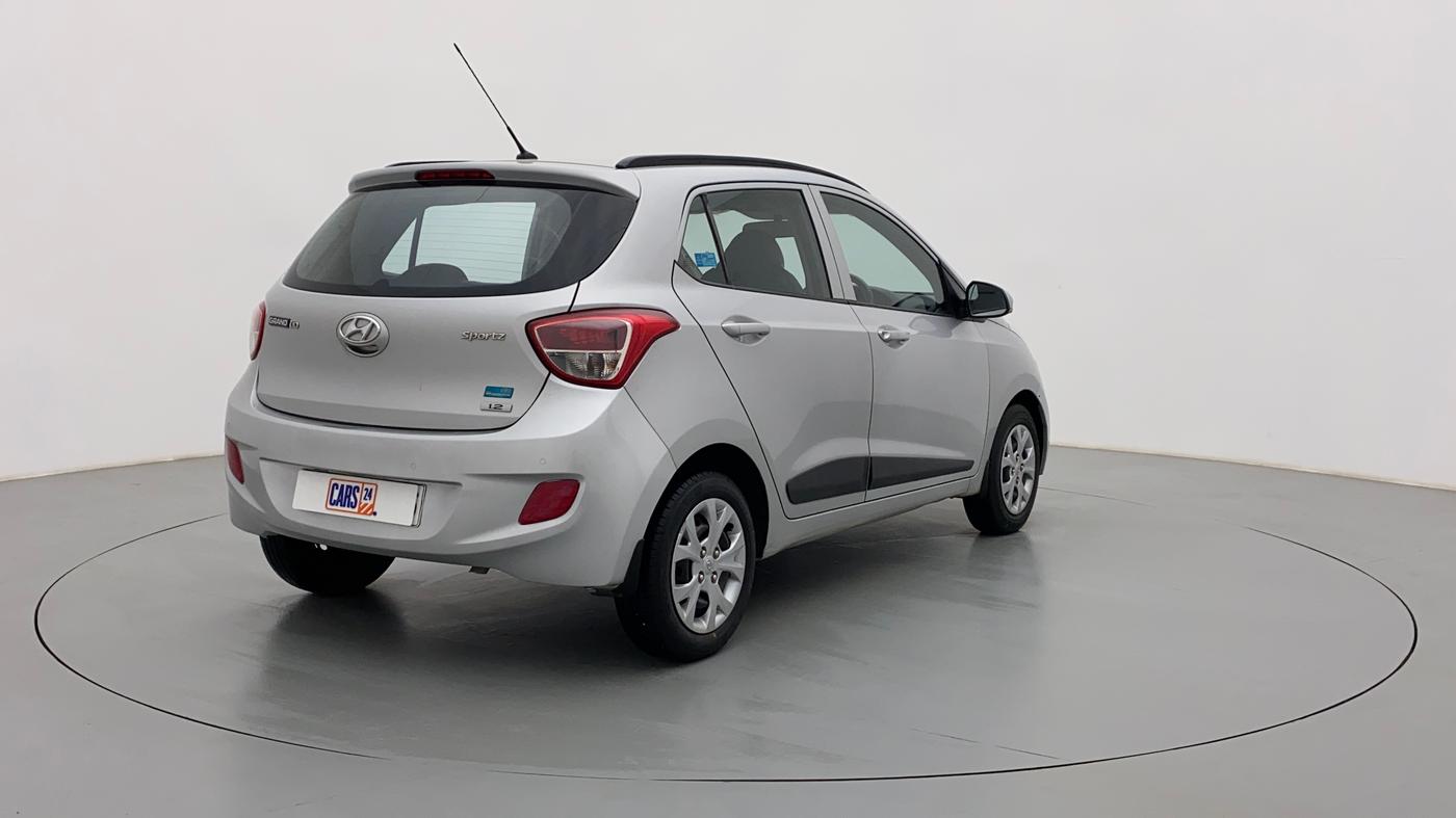2016 Hyundai Grand i10 SPORTZ 1.2 KAPPA VTVT, Petrol, Manual, 71,464 km, Right Back Diagonal