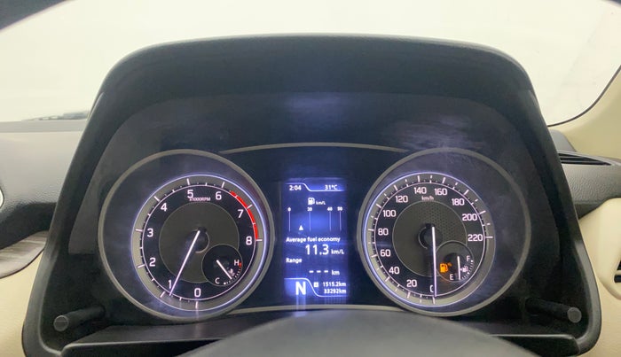 2022 Maruti Dzire ZXI Plus AMT, Petrol, Automatic, 33,269 km, Odometer Image