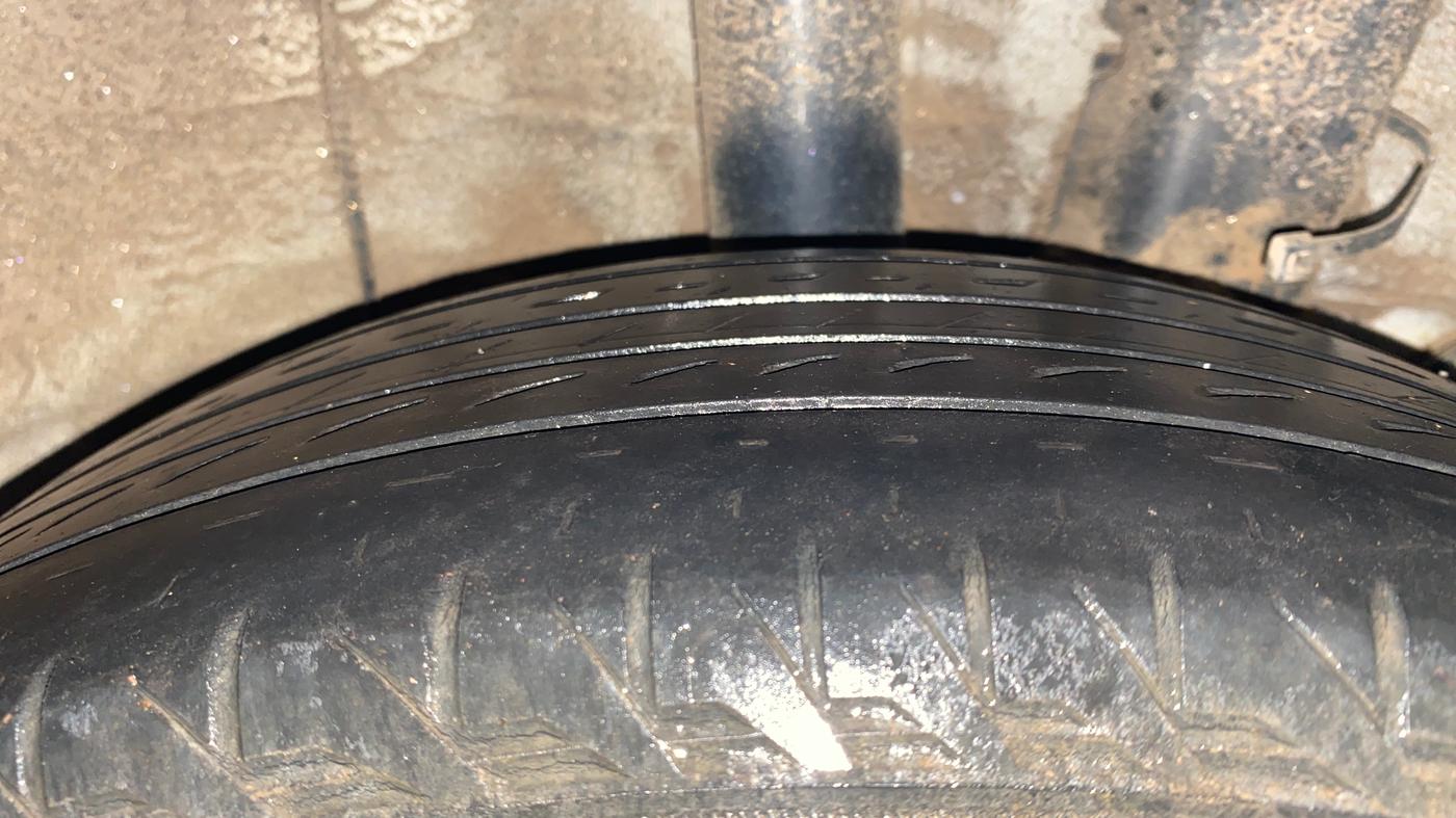 2014 Hyundai Xcent S (O) 1.2, Petrol, Manual, 95,357 km, Left Rear Tyre Tread