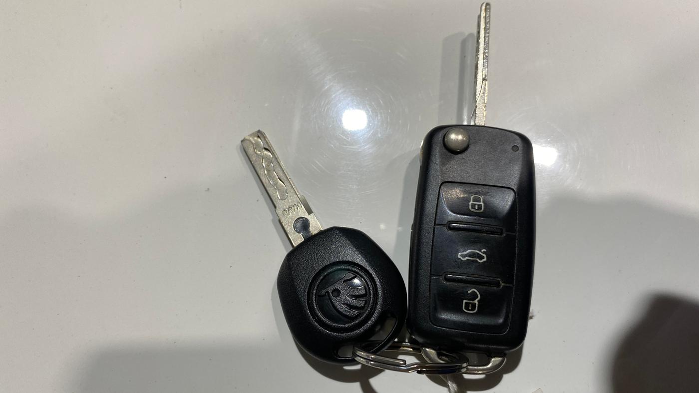2019 Skoda Rapid STYLE 1.6 MPI AT, Petrol, Automatic, 10,242 km, Key Close Up
