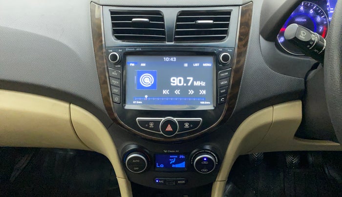 2016 Hyundai Verna FLUIDIC 4S 1.6 VTVT SX, Petrol, Manual, 50,206 km, Air Conditioner