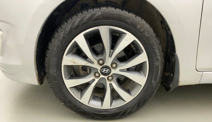 2016 Hyundai Verna FLUIDIC 4S 1.6 VTVT SX, Petrol, Manual, 50,206 km, Left Front Wheel