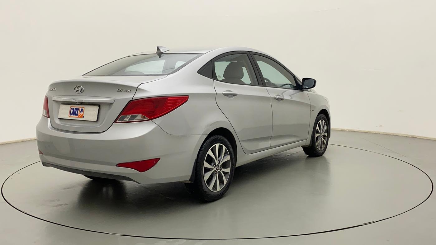 2016 Hyundai Verna FLUIDIC 4S 1.6 VTVT SX, Petrol, Manual, 50,206 km, Right Back Diagonal
